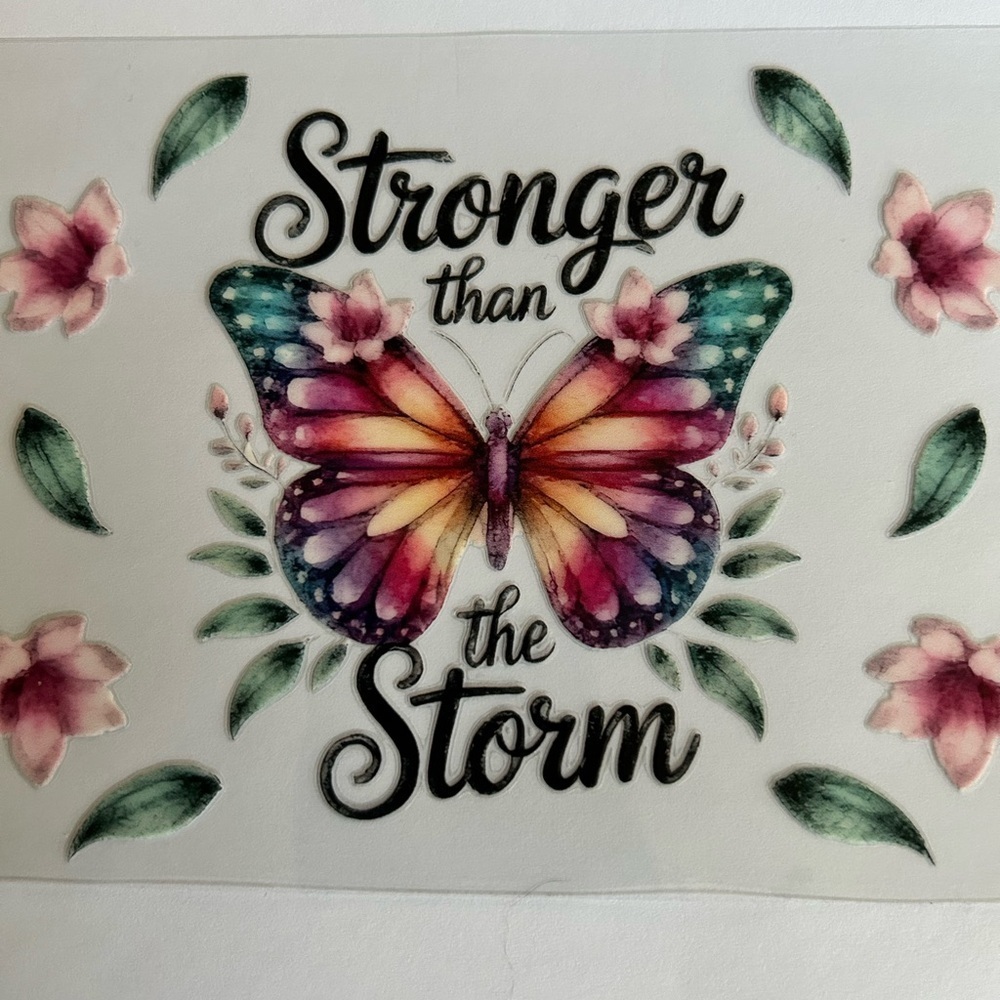 Stronger than the Storm Cup Decal 144